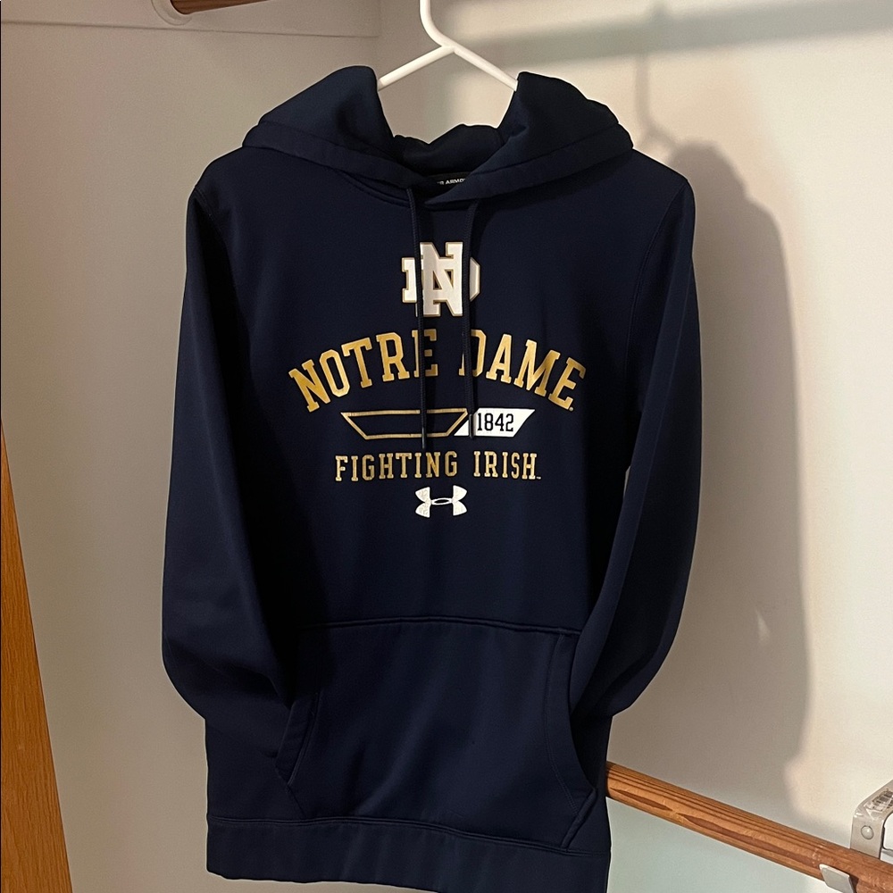 Under Armour Navy Notre Dame Fighting Irish Hoodie ☘️☘️☘️